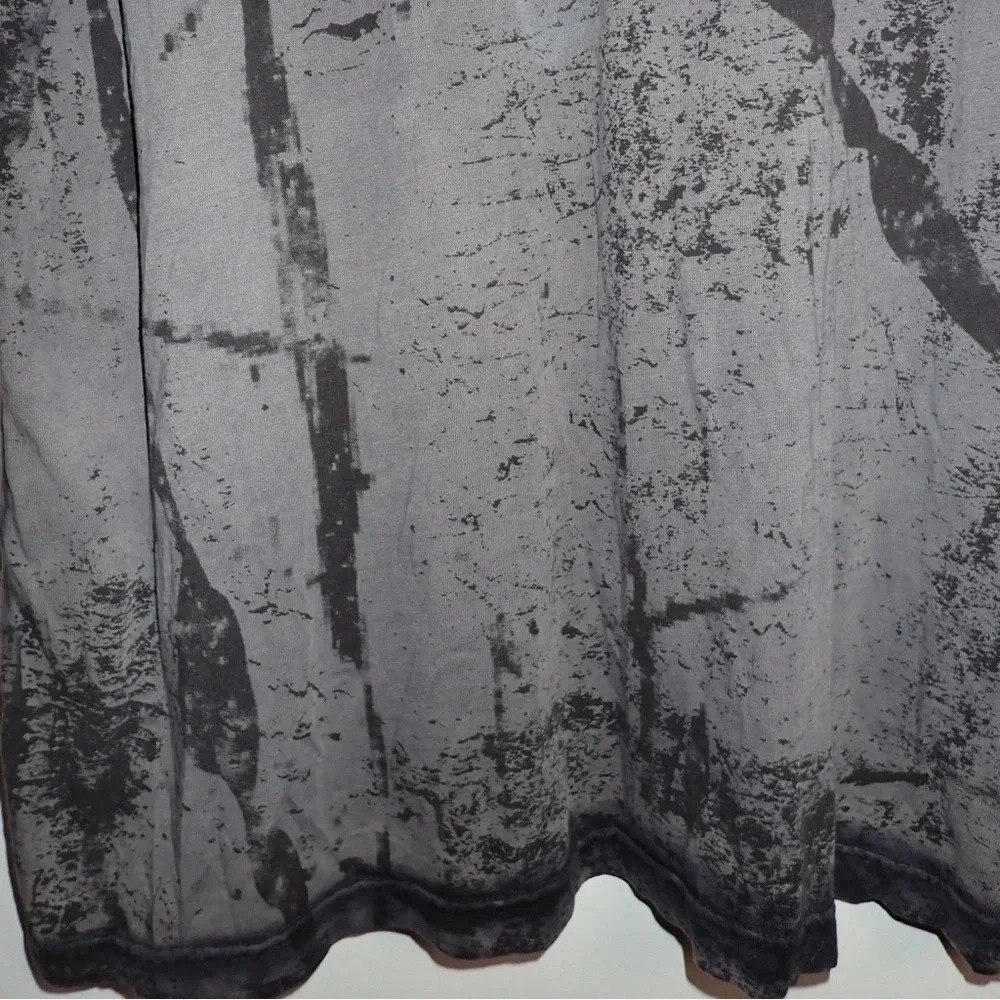 Affliction Live Fast black grey and blue t-shirt size XL - Picture 4 of 9